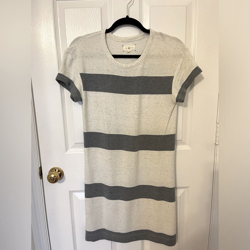 Lou & Grey XS Striped T-shirt Dress